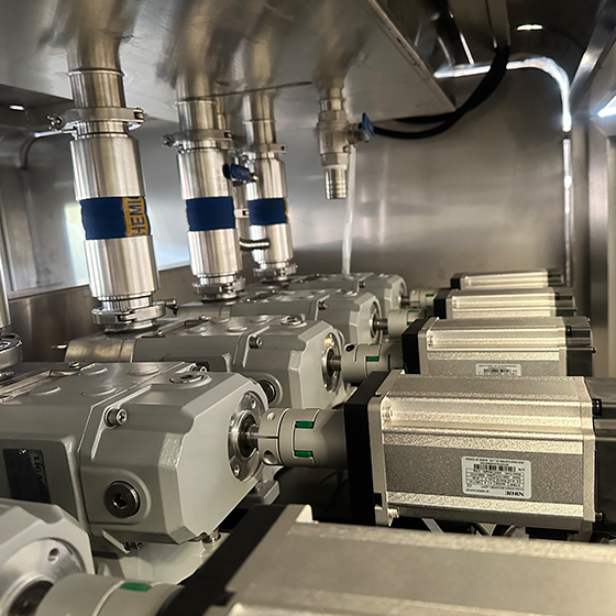 weighing filling machine rotor pump