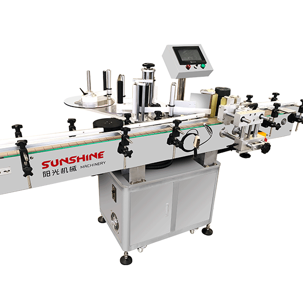 Machine à étiquetage de bouteille ronde