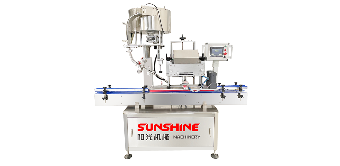 4 wheels screw capping machine 